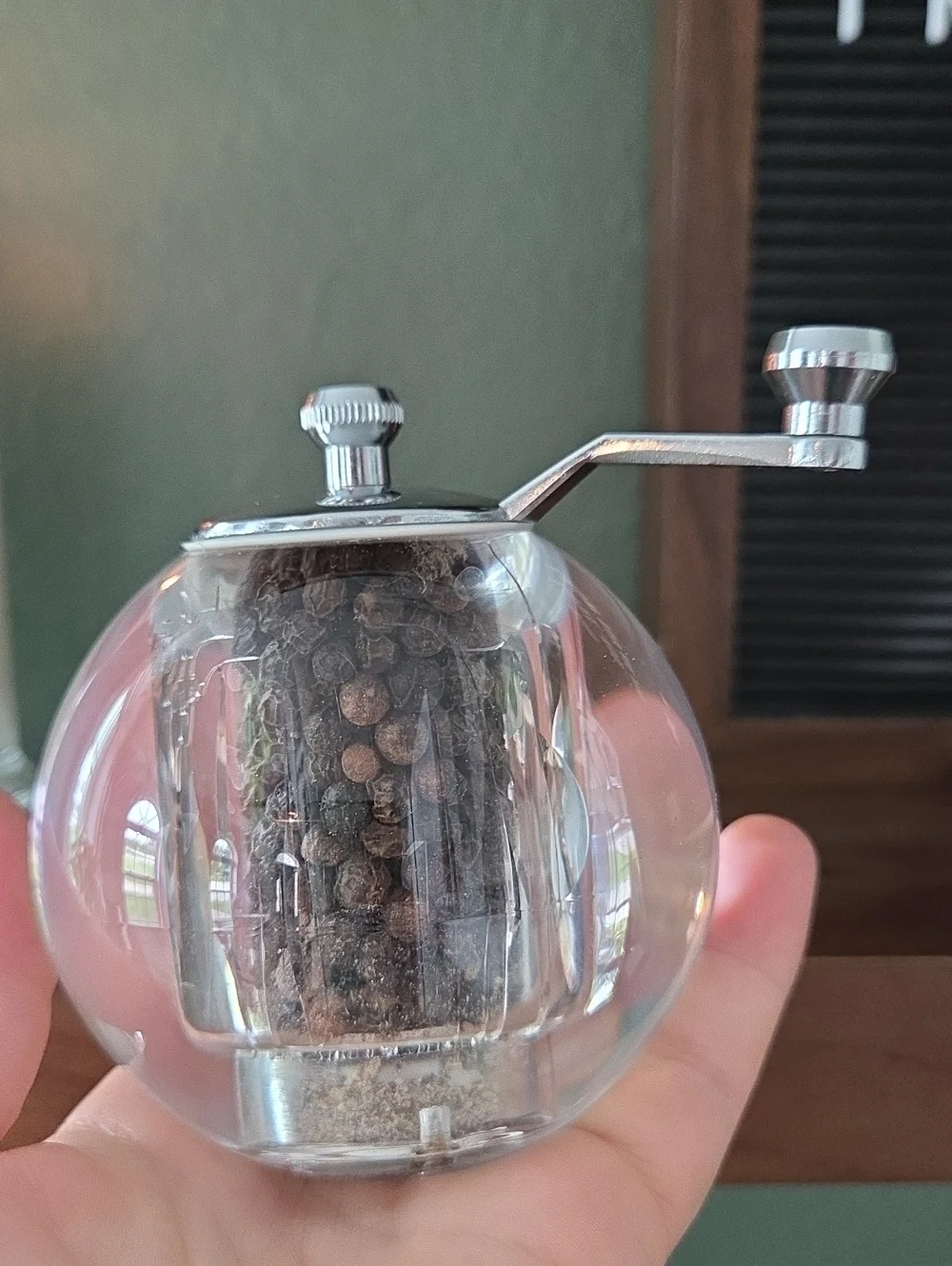Glass Pepper Mill Grinder
